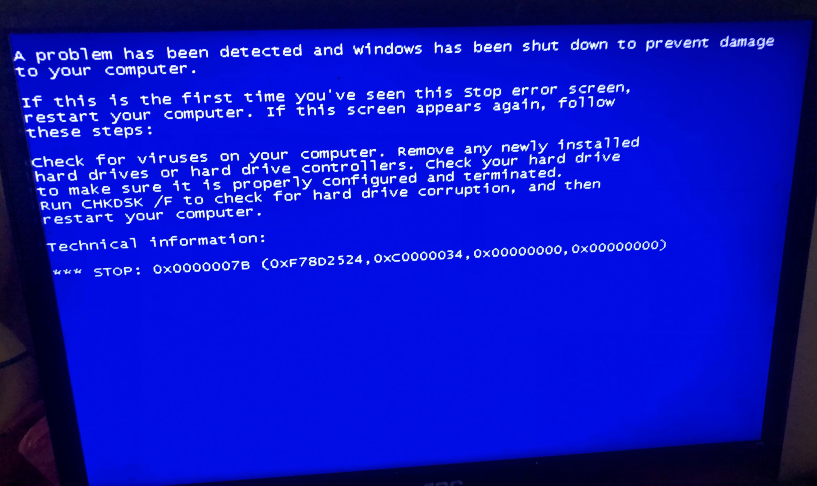 Xp系統出現藍屏代碼 0x0000007b 是什么原因 image.png