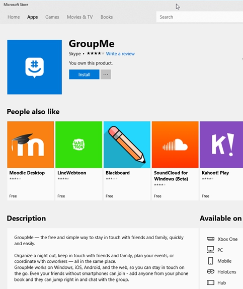 微軟GroupMe應用登陸Xbox One 微軟GroupMe應用登陸Xbox One