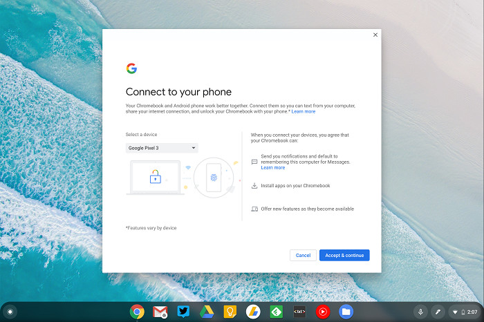 Chrome OS 71正式發布，帶來更好Android協作功能