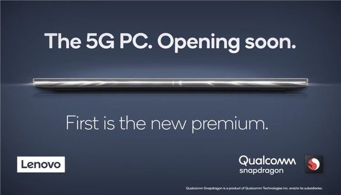 支持5G的筆記本電腦來了！搭載高通驍龍8cx芯片，由聯(lián)想出品